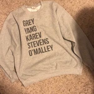Greys anatomy crew neck